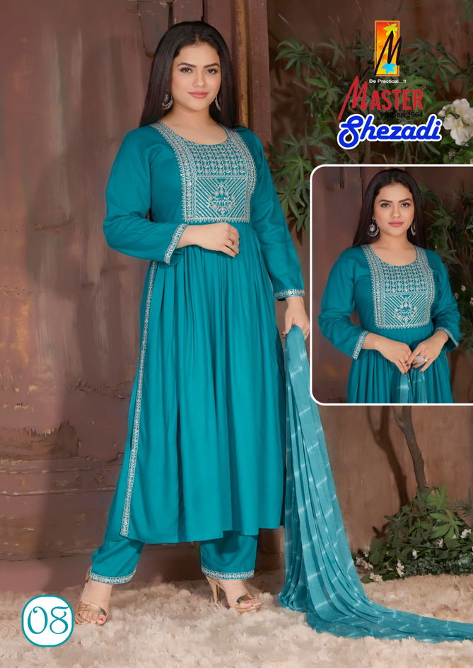 Shezadi By Master Designer Readymade Suits Catalog
